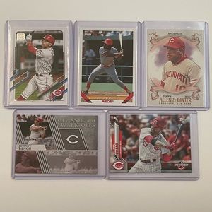 Lot of 5 Cincinnati Reds Topps MLB Baseball Cards